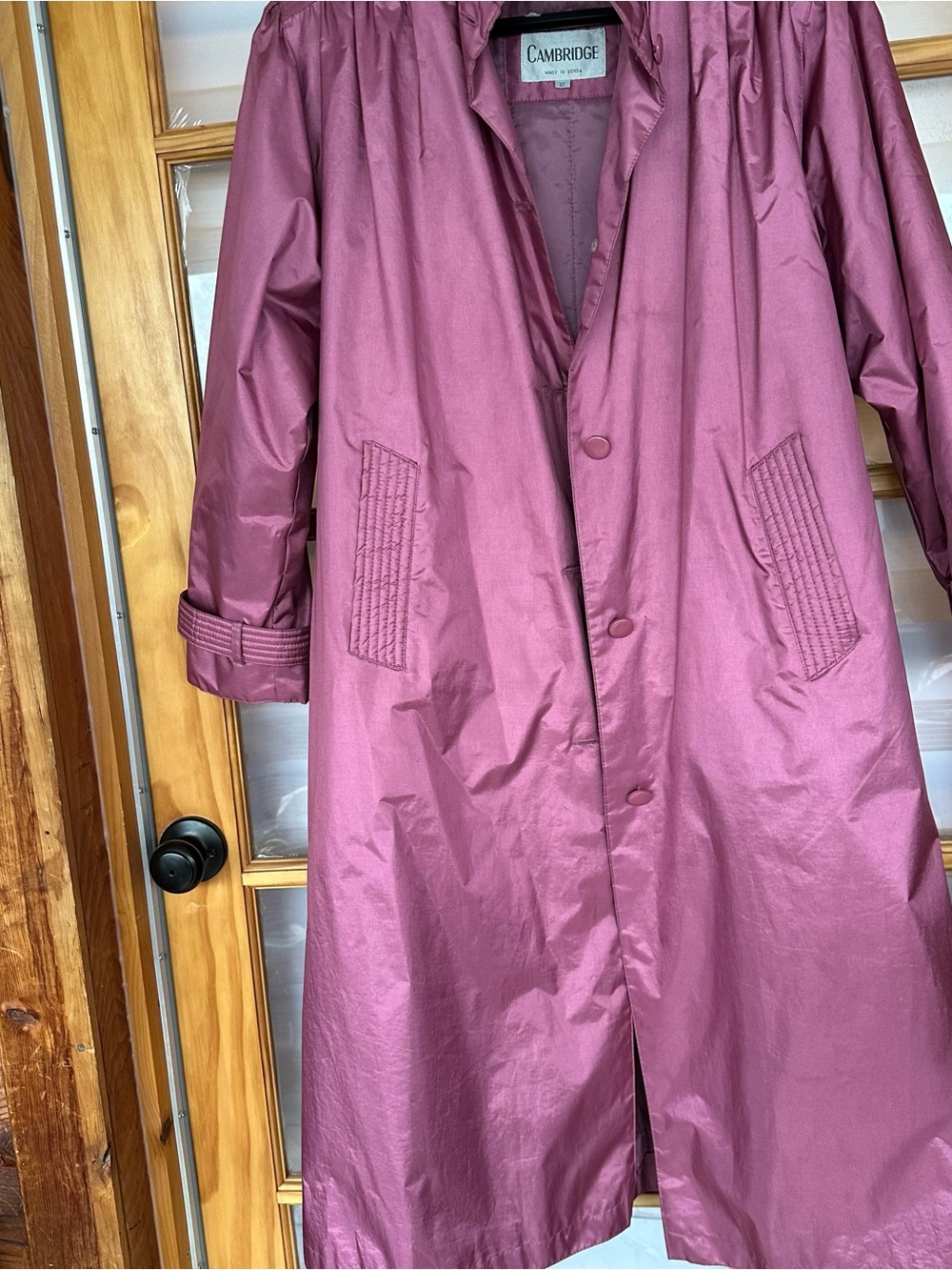Cambridge Women's Mauve Trench Coat